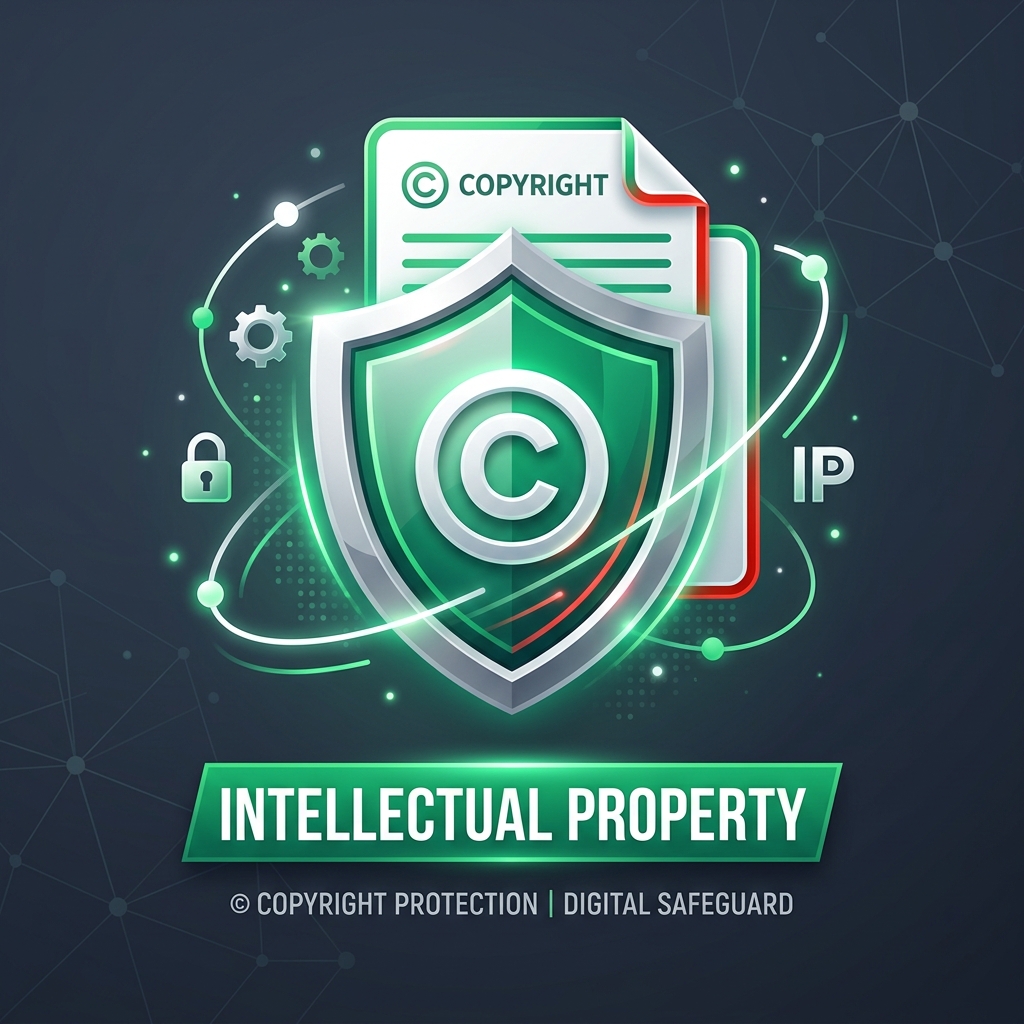 Copyright Protection Security Graphic